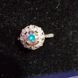 925 sterling silver earrings, necklace and ring